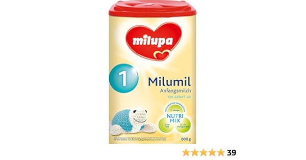 Milupa Milumil 1 Anfangsmilch Von Geburt An 4er Pack 4 X 800 G Amazon Ca Grocery