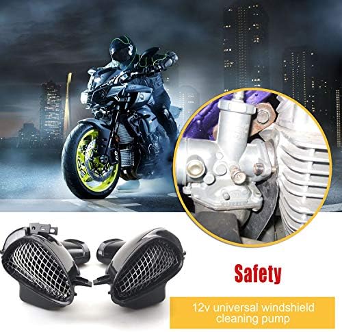 FairytaleMM 2pcs Motorcycle Ram Air Intake Tube Duct for Suzuki GSXR 600 750 1000 00-03 K1
