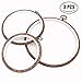 MIUSIE 3 Pcs Embroidery Hoops -Versatile Embroidery Ring Kit for Beginners or Professionals-Assorted Embroidery Hoop Frame for Hanging/Sewing/Art Craft