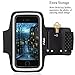 Ailun Phone Armband Compatible iPhone 8 7 X Xs Sport Anti Slip Slim Lightweight Dual Arm Size Slots Sweat Scratch Resistant Key Pocket with Touch ID Headphone Port Black