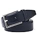 Men Dress Belt - Vintage Full Grain 100% Italian Leather Belt for Men Classic Style Navy 35mm 36