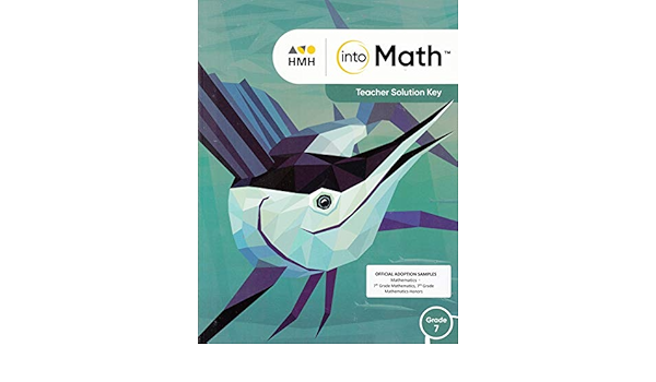 Hmh Into Math Teacher Solution Key Grade 7 9780358116622 Amazon Com Books