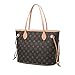 Olyphy Designer Leather Tote Bags for women, Fashion PU Tote Handbags Purse, Top Handle Shoulder Bags,Brown (Flower)