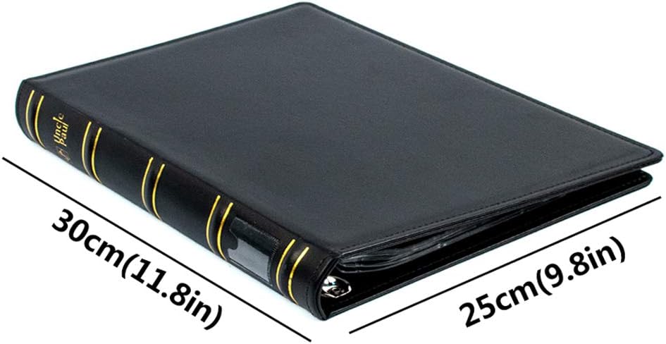 Uncle Paul 306 Pockets Coin Collection Album Binder with Slipcase Set, Assorted 4 Sizes of Pockets, 12 Pages Collection Book - Image 3