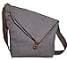 Kemy's Canvas Travel Crossbody Bags for Women Vintage Over the Shoulder Body Bag Traveling Satchel Large Gray Thanksgiving Day Christmas Gift
