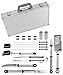 Mr. Bar-B-Q 02066Y Silver Prestige 21-Piece Tool Set In Case