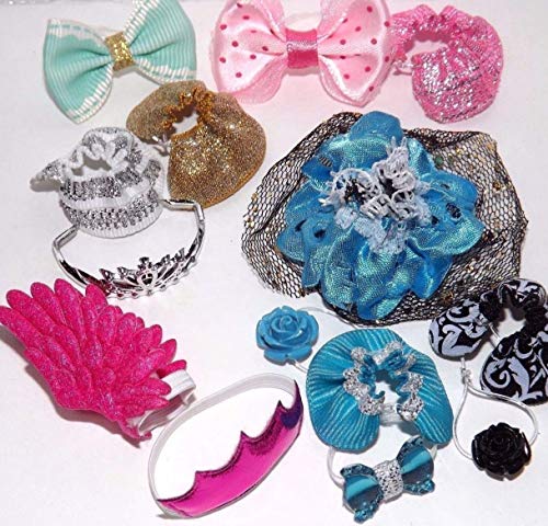 Noa Store Littlest Pet Shop Clothes LPS Accessories (Random 3 Skirts & 3 Headpieces)