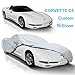 KAKIT C5 Car Cover for Chevy Corvette C5 1996-2004, 6 Layers All Weather Waterproof, Windproof, Dustproof, Scratch Proof, Car Cover for Corvette C5, Free Windproof Ribbon