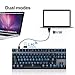 MOTOSPEED 2.4GHz Wireless/USB Wired Mechanical Keyboard 87Keys Led Backlit Red Switches Type-C Gaming Keyboard for Gaming and Typing,Compatible for Mac/PC/Laptopthumb 1