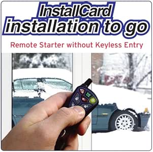 Amazon.com: Remote Starter Without Keyless Entry Installation: Car