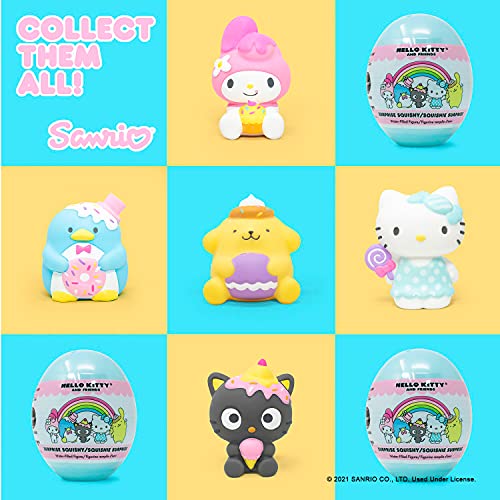 Hamee Sanrio Hello Kitty and Friends [Surprise Blind Capsule] Cute Water  Filled Squishy Toy [Birthday Gift Bag
