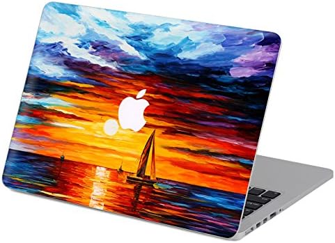 Fit for MacBook Air 13" (Model A1369/A1466) Customized Famous Painting Special Design Water Resistant Clip Snap-on Hard Case (Sunset)