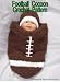 Football Cocoon Crochet Pattern