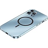 YAOZOCASE for iPhone Case,Compatible with MagSafe,Magnetic Luxury Aluminum Metal Frame,Military Grade Drop Protection Shockproof Phone Case (Blue,iPhone 14 Pro)