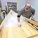 BOATYARD Polyester Resin Laminating Resin, Fiberglass Cloth, Glassing, 1 Gallon w/MEKP Hardener, Clear Resin Fiberglass KIT, Boat Surfboard Building, Fiberglass Boat Repair KIT, Fiber Glass Resin