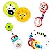 Sassy's Newborn Gift Set 0+ Months Includes 5 Essential Toys to A Newborn's Development: Hello Baby! Phone, Beginning Bites, Ring Rattle and Spin Shine Rattle
