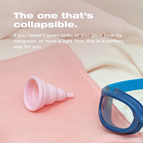 Intimina Lily Cup Compact Small Menstrual Cup with Flatfold Compact