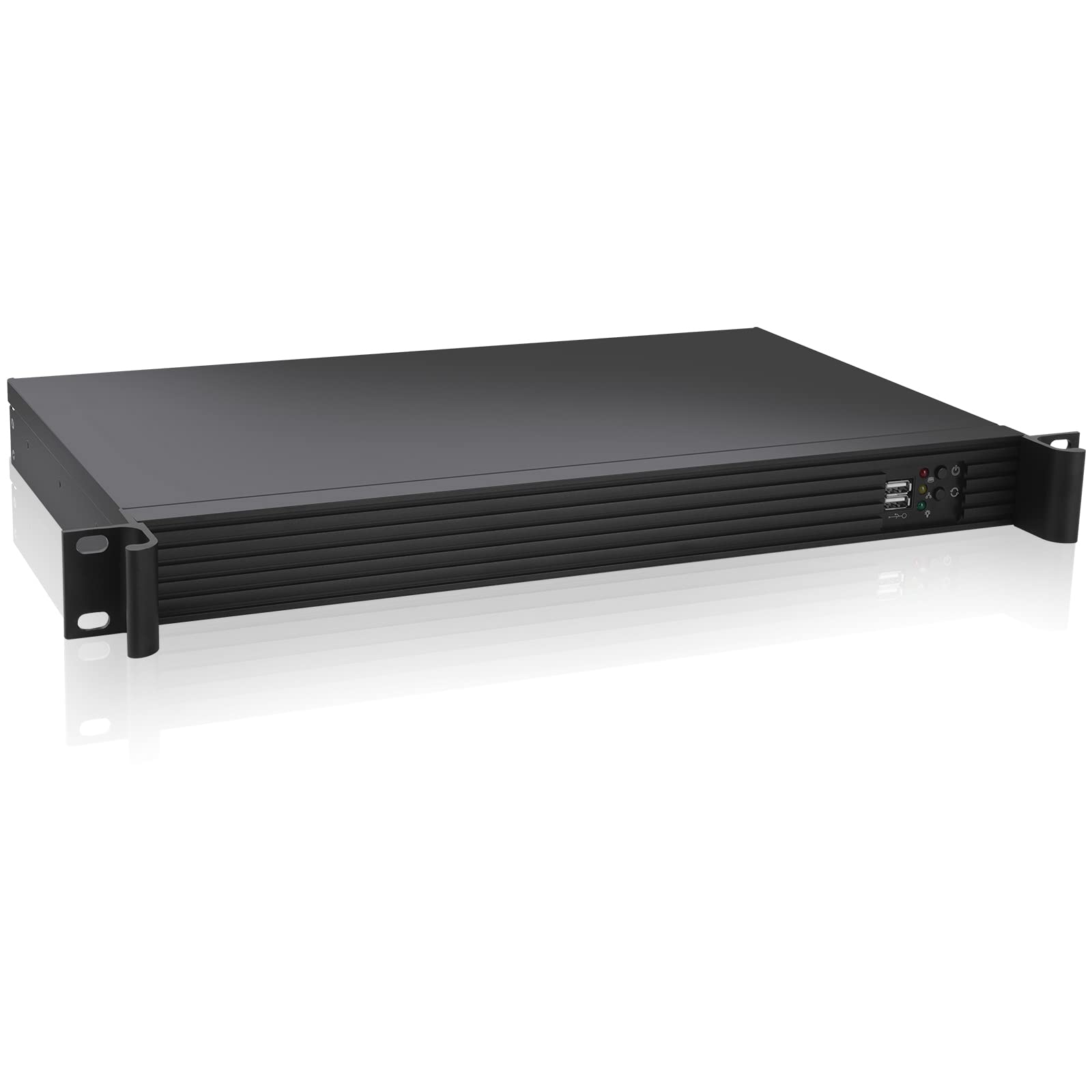 Rackchoice 1U Compact Server/Desktop mini-ITX Chassis - 9.84