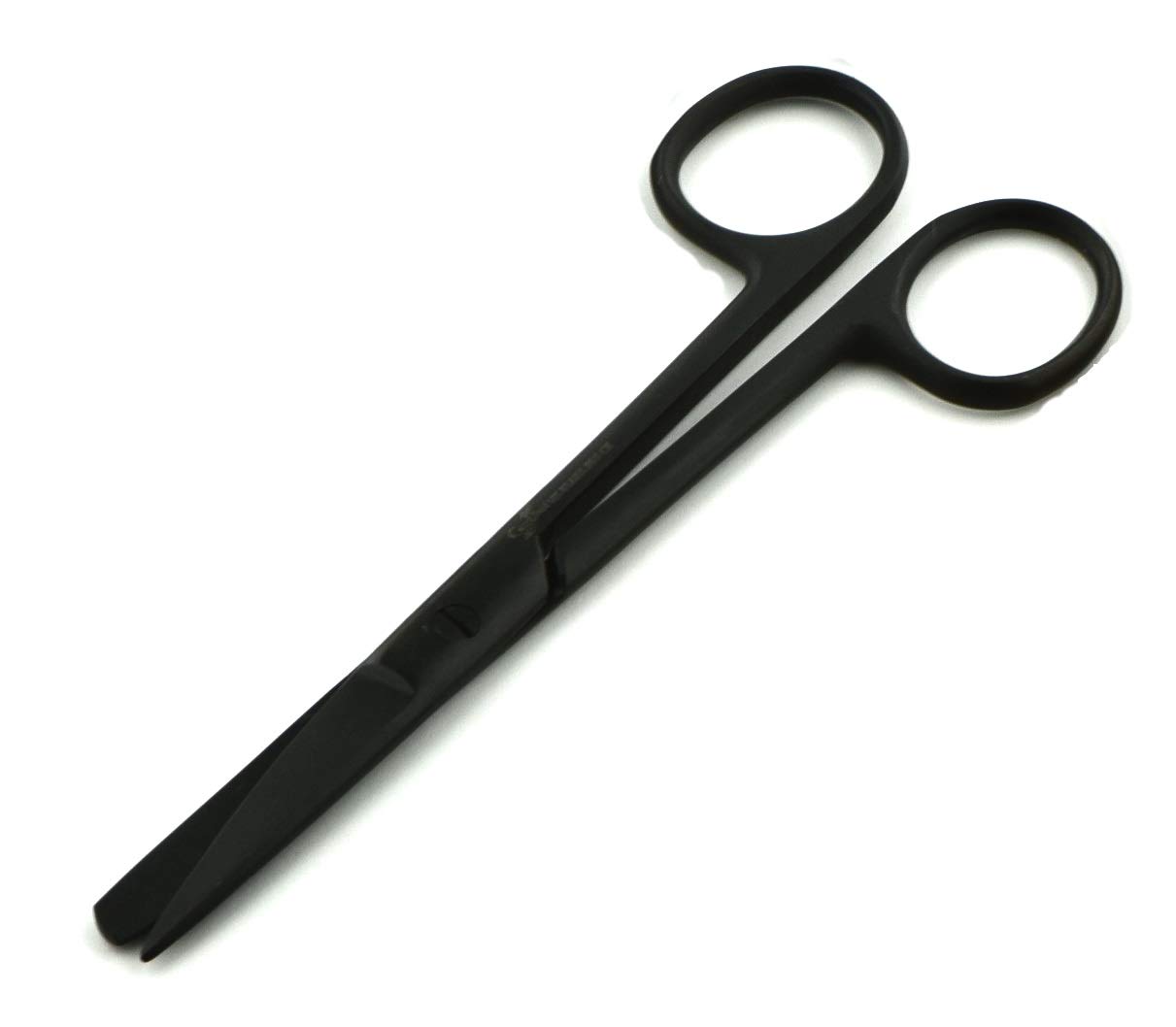 Nursing Scissors, Dressing Scissors 14.5cm, Pet Grooming, First Aid, Home Use … (14sm STR Sharp/Blunt, Black)