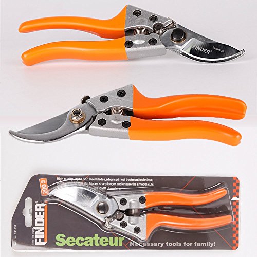FINDER Manual Pruning Shears,Professional SK5 Steel Blades Pruning Shears, Garden Shears - Thumbnail 6