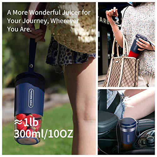Portable Blender,AUZKIN Cordless Mini Personal Blender Small Smoothie