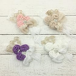 APRIL GIRL Flower Girl Dress, Lace Dress 3/4 Sleeve