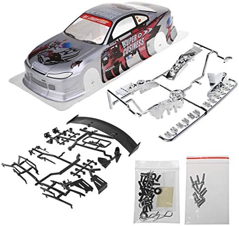 SmallJun 1/10 RC Car Body Shell Modification 190mm On Road Drift for Nissan S15,