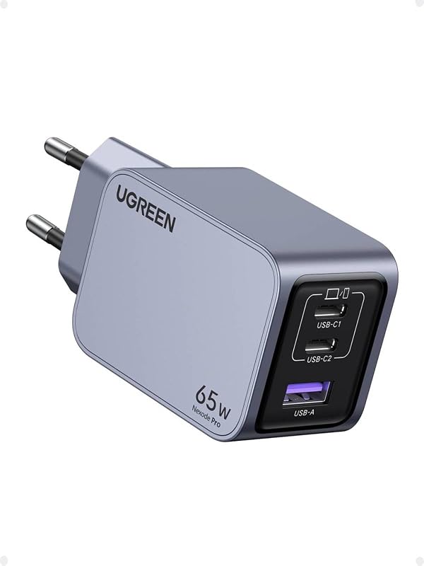 Nexode Pro 65W Cargador USB C GAN Carga Rápida