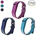 For Fitbit Flex Bands with Buckle, Austrake Replacement Wristband For Fitbit Flex Silicone Strap and Clasp for Women Men Kids 3 Packs