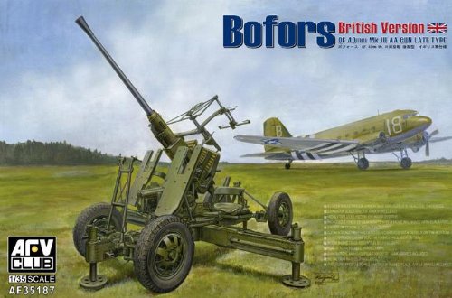 AFV Club 1/35 British Version of Bofors 40MM MK III AA GUN AF35187