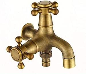 Grifo De Jardín Grifo De Latón Antiguo, Fregona Para Lavandería, Grifo