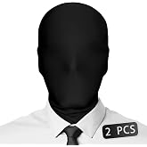 VZQI 2 Pack Adult Full Head Masks, Stretchy Full Face Costume Hood