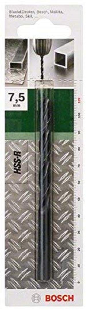 Bosch 2609255016 Metal Drill Bits HSS-R with Diameter 7.5mm