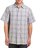 Haggar Men's Short Sleeve Microfiber Shirt