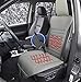 Big Ant Heated Seat Cushion, 12V Sleek Design Nonslip Car Heat Seat Cushions Cover Pad Winter Warmer - Universal Fit for Auto Supplies Home Office Chair(Gray)