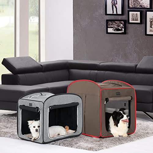 Petsfit Collapsible Dog Travel Crate, Portable Pop Up Dog Crate for