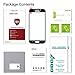 OMOTON Samsung Galaxy S6 Edge Screen Protector - Full Coverage Tempered Glass Screen Protector for Samsung Galaxy S6 edge with [9H Hardness] [Crystal Clear] [Scratch Resist] [No-Bubble] ,Black