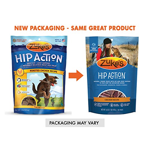 Zuke's Hip Action Chicken Recipe Dog Treats - 16 oz. Pouch