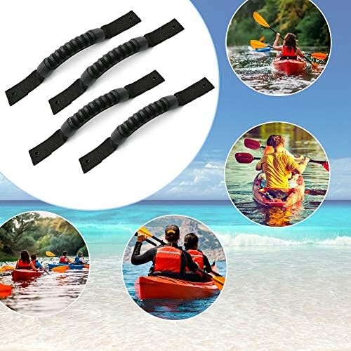 Sturdy nylon kayak with carry handles.