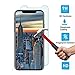 Zhicity iPhone X Screen Protector, 2 Pack iPhone X Tempered Glass, 3D Touch Anti-Scratch, Anti-Fingerprint, Bubble Free, Case Friendly, High Definition Hard Screen Glass for iPhone X