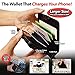Atomic Charge Wallet by BulbHead, Portable Battery Power Bank, Bifold Wallet with RFID Protection & Security