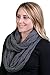 Funky Junque Infinity Scarf - Melange Grey (Solid)