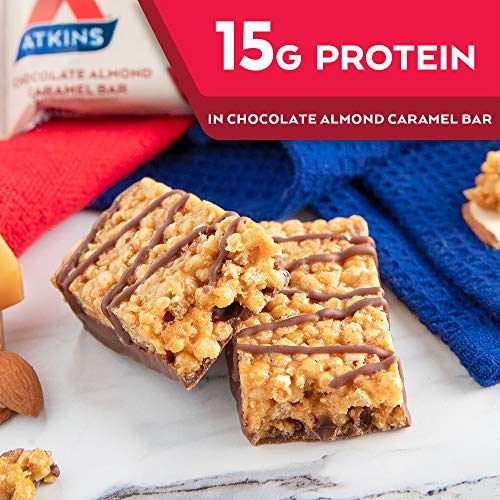 Atkins Protein Meal Bar. With Real Almond Butter. KetoFriendly. Gluten
