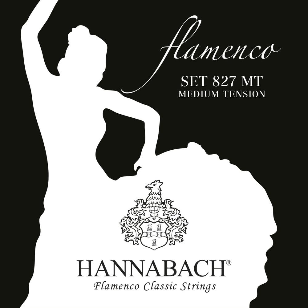 Hannabach classical guitar strings Flamenco Series 827 Medium Tension set Made in Germany - 827MT