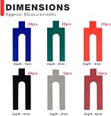 Navoys 100 Piece Plastic Packers Set 6 Sizes 1–6 mm Colour Coded Shims view 8