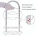 WiseLife Height Adjustable Pan Pot Organizer Rack, 5-Tier Stainless Steel,10 11 & 12 Inch Heavy Duty Kitchenware Cookware Pot Rack Holder Kitchen Cabinet Countertop Storage Solution