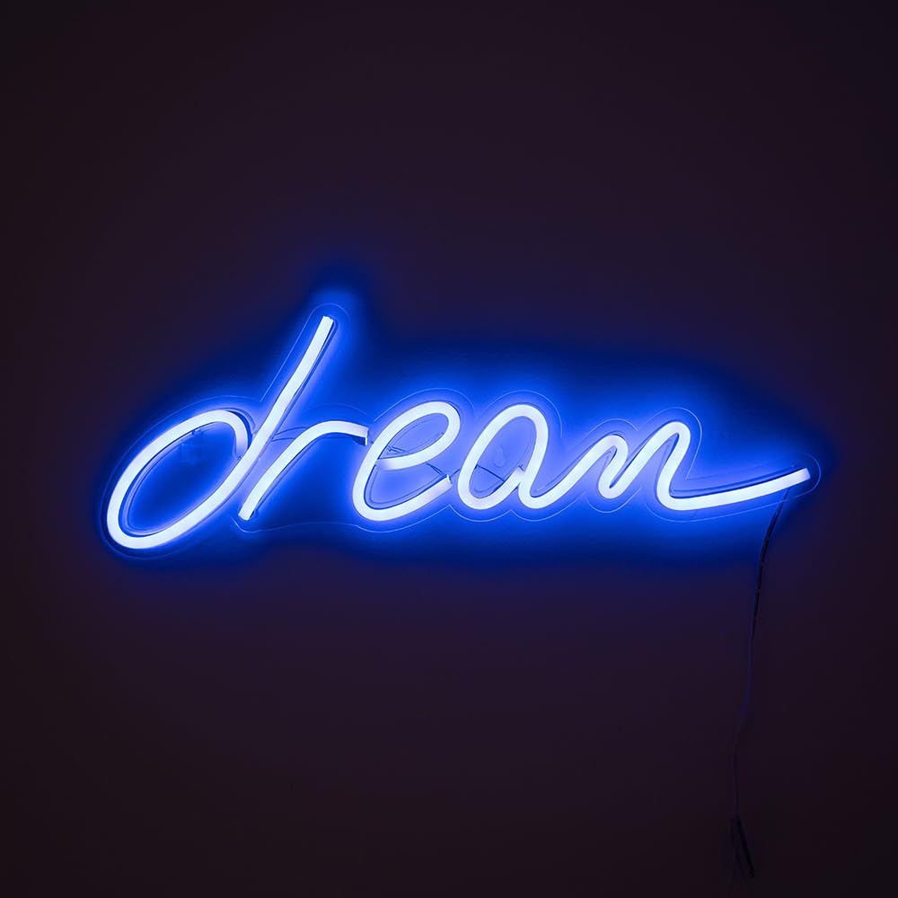 MiniSun | Blue Dream Neon LED Light Sign | Light Signs, Home Décor & Improvement Essential
