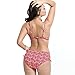Leories Women's Push up Beachwear Retro Print Patterns Bikini Bathing Suit
