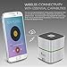 GearIt SoundCube Speaker, Compact Portable Bluetooth 4.0 Speaker with Built-in Mic and Speakerphone (Silver)