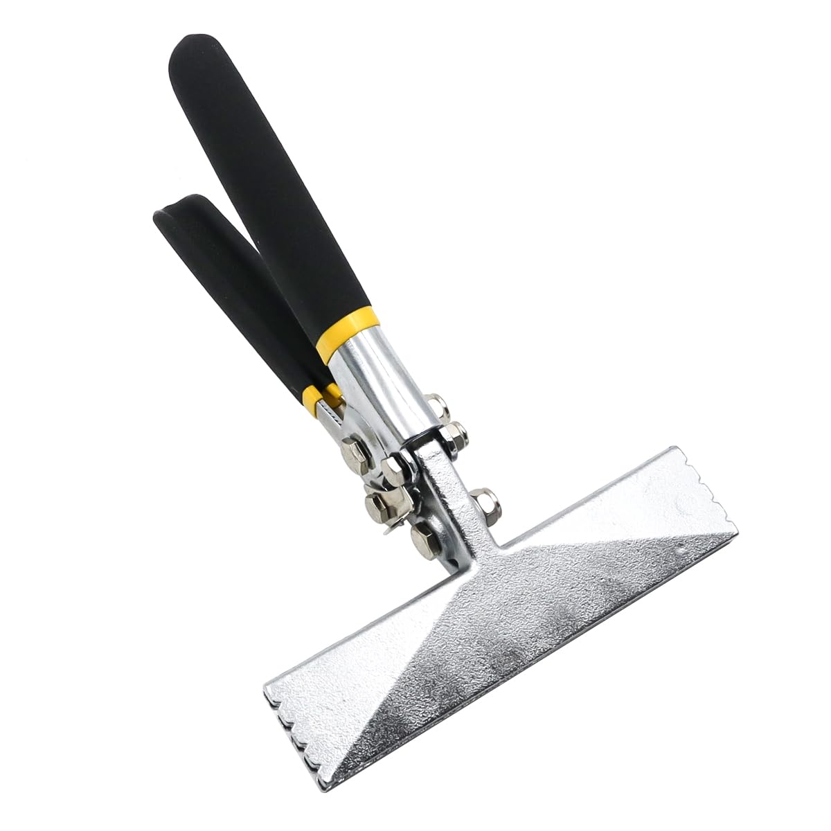 Ieron Sheet Metal Hand Seamer, Straight Jaw Sheet Metal Bender Tools for Flattening Metal,Double Dipped Cushion Handle
